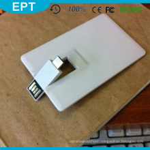 Plastic OTG Business Credit Card Shape USB Flash Drive (TD216)